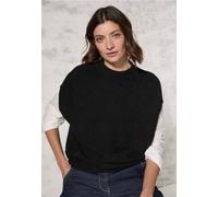 Cecil Damen Pullunder mit Glitzerfäden in Schwarz, Gr: M