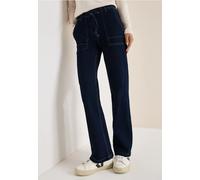Cecil Damen Rinsed Bootcut Jeans in Blau, Gr: 29