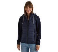 Outdoorjacke CECIL, Damen, Gr. M (40), schwarz navy blau, Stoff, Obermaterial 1: 67% Polyester, 27% Viskose, 6% Elasthan. Obermaterial 2: 100% Polyester. Füllung: 100% Polyester, unifarben, normal nor