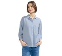 Cecil Damen Seersucker Bluse blouse blue XL