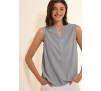 Cecil Damen Seersucker Blusentop in Grün, Gr: M