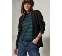 Cecil Damen Shirt im Melange-Look in Grün, Gr: XXL