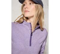 Cecil Damen Shirt im Melange-Look in Lila, Gr: XXL