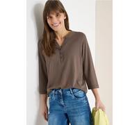 Cecil Damen Shirt im Tunika-Look in Beige, Gr: S