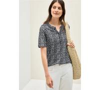 Cecil Damen Shirt im Tunika-Look in Blau, Gr: XS