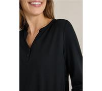 Cecil Damen Shirt im Tunika-Look in Schwarz, Gr: S