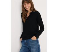 CECIL Damen 3227772 Shirt im Tunika-Look, Black, X-Small