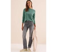 Cecil Damen Shirt in Unifarbe in Grün, Gr: XS