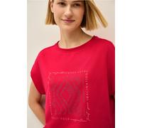 Damen Shirt mit Glitzer-Print