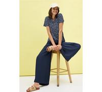 CECIL Damen 3227063 Shirt mit Minimal Print, urban Dark Blue, XL