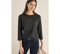 Cecil Damen Shirt mit Schmucksteinen in Grün, Gr: XL