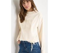 Cecil Damen Shirt mit Stickerei in Beige, Gr: XL