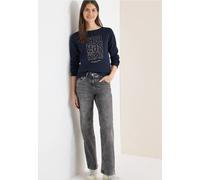 Cecil Damen Shirt mit Stickerei in Blau, Gr: XL