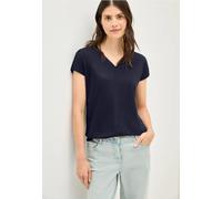 Cecil Damen Shirt mit Tapedetail in Blau, Gr: S