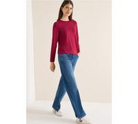 Cecil Damen Shirt mit tonalen Streifen in Rot, Gr: XXL