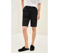 Shorts CECIL, Damen, Gr. S38, schwarz, Stoff, 70% Viskose, 30% Polyester, unifarben, loose fit kurz, Hosen Shorts, High Waist (39157826-S) schwarz