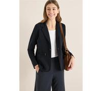 Cecil Damen Silk-Touch Blazer in Schwarz, Gr: XXL