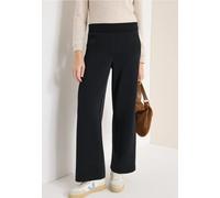 Cecil Damen Silk Touch Hose in Schwarz, Gr: M