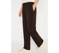 Cecil Damen Softe Hose mit Gallonstreifen in Braun, Gr: L