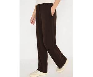 Cecil Damen Softe Hose mit Gallonstreifen in Braun, Gr: XS