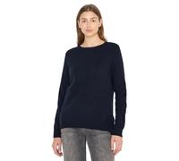 Cecil Strickpullover Softer Pullover Damen Blau Gr. S (38) U-Boot-Ausschnitt 37% Baumwolle