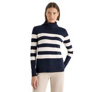 Cecil Damen Softer Rollkragenpullover in Blau, Gr: XXL