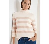 Cecil Damen Softer Rollkragenpullover in Beige, Gr: S