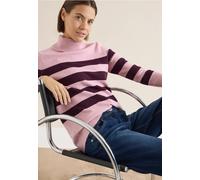 Cecil Damen Softer Rollkragenpullover in Rosa, Gr: S