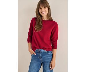 Cecil Damen Softer Rundhals Pullover in Rot, Gr: L