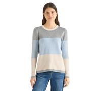 Cecil Damen Softer Streifen Pullover in Blau, Gr: S