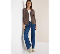 Cecil Damen Softer V-Neck Cardigan in Braun, Gr: XL