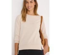 Cecil Damen Softes Langarmshirt in Beige, Gr: XL