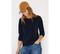 Cecil - Softes Langarmshirt blau - Gr. - M