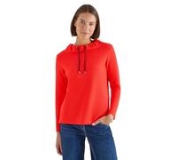 Cecil Damen-Shirt Softes Piquée Orange Größe XL