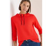 Cecil Damen Softes Piquée Shirt in Orange, Gr: L