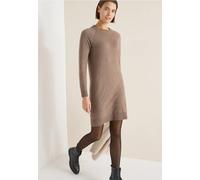 Strickkleid CECIL, Damen, Gr. XXL (46), N-Gr, urban taupe melange, Strick, Obermaterial: 33% Polyester, 31% Polyacryl, 24% Baumwolle, 12% Nylon, unifarben, normal kniefrei, Rundhals, Raglanärmel Ripps
