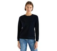 Cecil Damen Softes Strukturmix Shirt in Blau, Gr: M