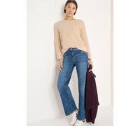 Cecil Damen Softes Strukturmix Shirt in Beige, Gr: XS