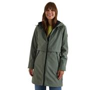 Softshellmantel CECIL, Damen, Gr. XL (44), shadow khaki, Web, Obermaterial: 92% Polyester, 8% Elasthan, unifarben, ca. Mitte Oberschenkel, Windstopperbündchen, Mäntel, mit Kapuze, wasserabweisend, Rei