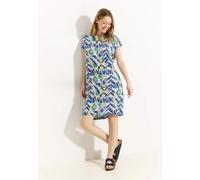 Cecil Damen Sommer Print Kleid in Weiß, Gr: XL