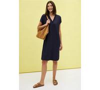 CECIL Damen 1408832 Sommerliches Strick-Kleid, urban Dark Blue, Small