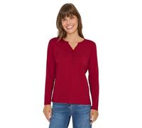 Cecil Damen Split Neck Langarmshirt