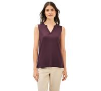 Cecil Damen Split Neck Top in Rot, Gr: XXL