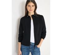 Cecil Sweatjacke Sportive Damen Schwarz Gr. XXL (46) – Comfort Fit, 54% Polyester