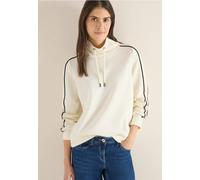 Cecil Damen Sportives Sweatshirt in Weiß, Gr: XS