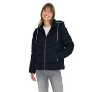 Steppjacke CECIL, Damen, Gr. XL (44), schwarz navy blau, Stoff, Obermaterial: 100% Polyester; Futter: 100% Polyester; Füllung: 100% Polyester, unifarben, normal hüftlang, ohne Ausschnitt, Bündchen, Ja