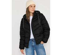 Steppjacke CECIL, Damen, Gr. XL (44), schwarz, Web, Obermaterial: 100% Polyester. Futter: 100% Polyester, unifarben, regular fit normal, elastischer Bund, Jacken, mit Kapuze (98713303-XL) schwarz