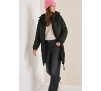 Cecil Damen Steppmantel mit Kapuze in Grün, Gr: XL