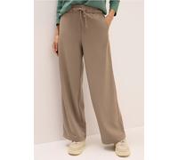 Jerseyhose CECIL, Damen, Gr. M, Länge 30, natural taupe, Stoff, 61% Viskose, 32% Polyamid, 7% Elasthan, unifarben, gerade lang, Hosen, High Waist (25262212-M) natural taupe