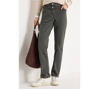 Chinos CECIL, Damen, Gr. 29, Länge 30, raw khaki, Web, 56% Baumwolle, 26% Lyocell, 13% Elastomultiester, 5% Elasthan, unifarben, comfort fit normal, Hosen, aus Baumwolle mit Stretchanteil (20364555-29